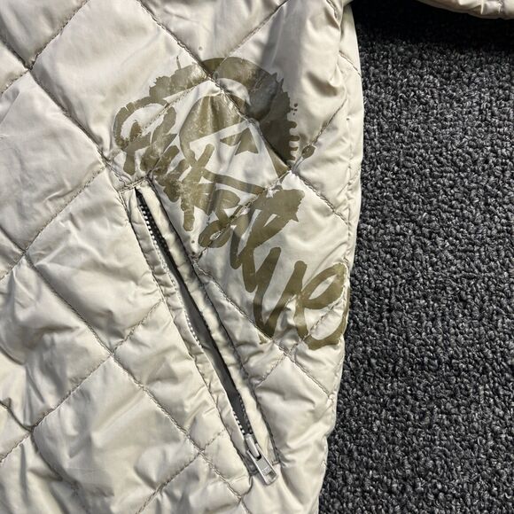 Quiksilver Jacket Boys Small Reversible Tan EUC‎ - Picture 2 of 16